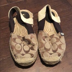 Coach espadrille flats